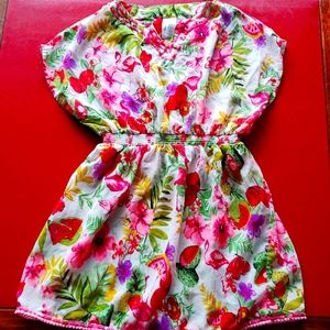 This is a swimsuit cover up size 10 in girls.